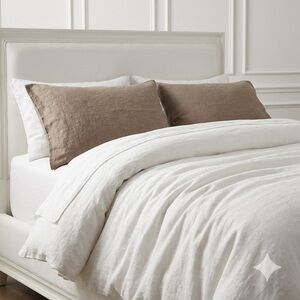 Parachute European Linen King Size Pillowcases Set Of Two